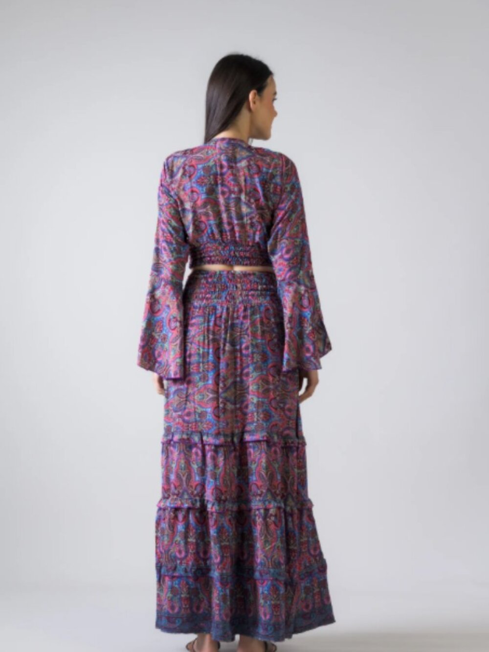 39.) Rhea Arya Top and Trouser Set - Picture 3 of 3